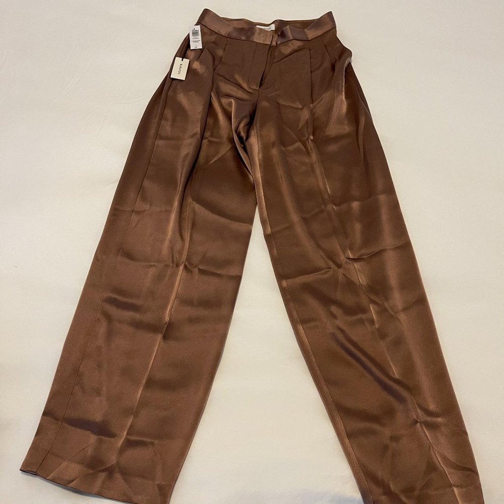 Aritzia Babaton Satin Wide legged Pants